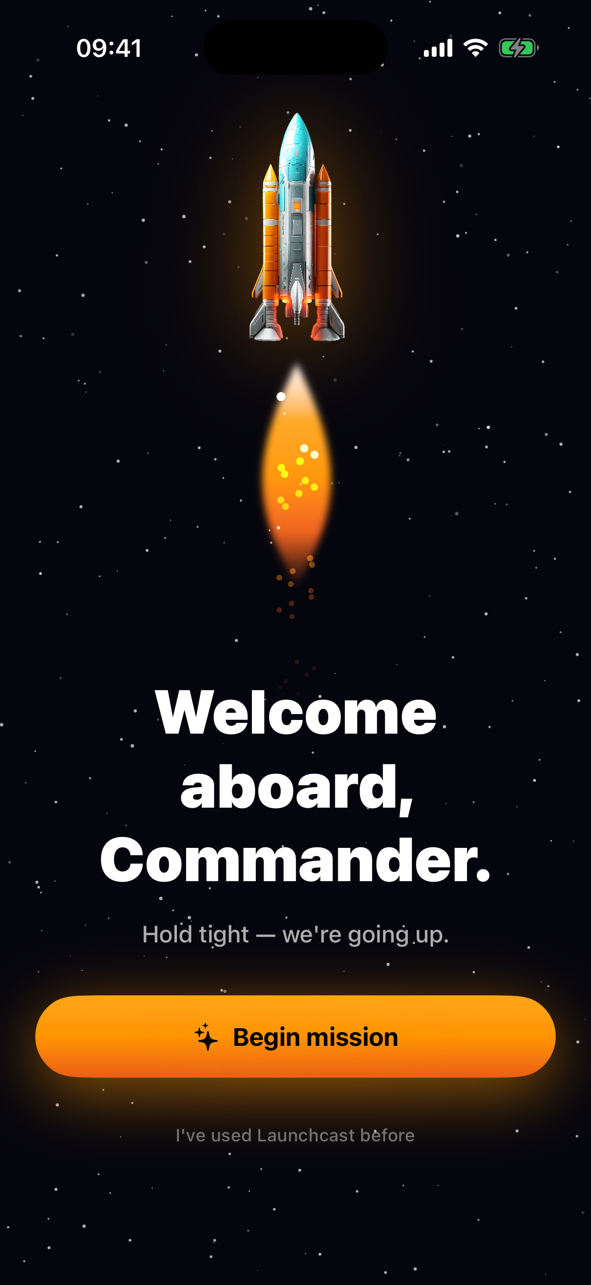 Launchcast running on iPhone