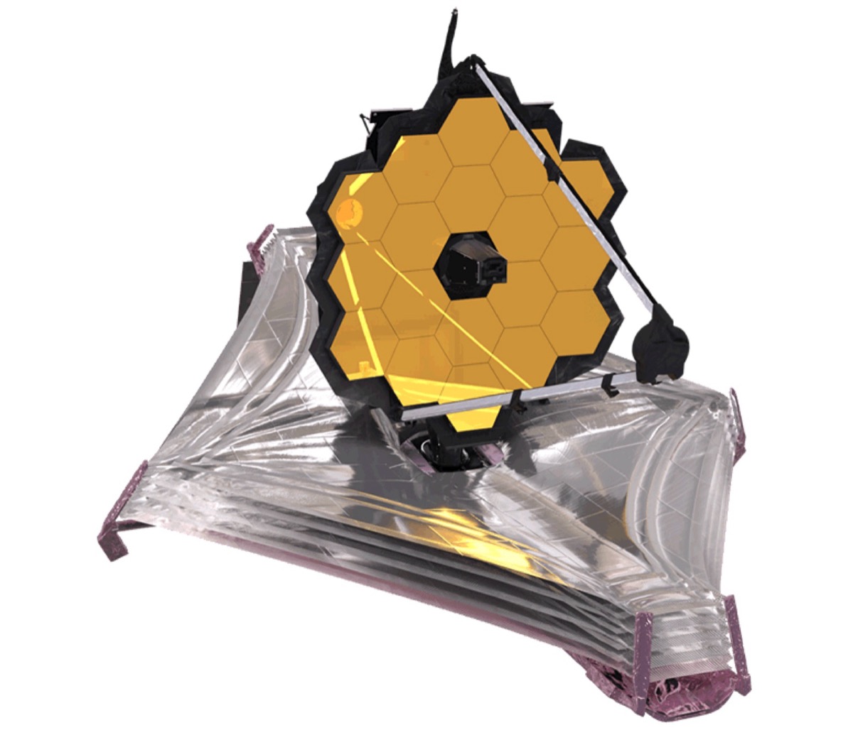 JWST's deep field image showing thousands of distant galaxies in a single tiny patch of sky.